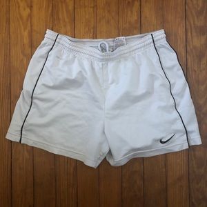 Women’s White Nike Athletic Shorts